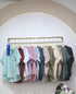 WANWAN Short Sleeves Side Pocket Shirts